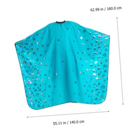 FOMIYES Protective Haircloth Cloak Hair Styling Cape Waterproof Easy Salon Home