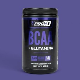 Pro 70 Nutrition BCAA Glutamina 450 Gr Premium | Suplemento Deportivo de Alta Calidad | Mejora Fuerza (Uva)