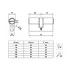 Amig - Security Cylinder | Door Lock | Double Clutch