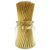 Metallic Gold PaperDrinking Straws, Disposable Gold Foil Paper Straws, Clinquant