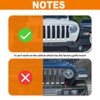 RT-TCZ for Wrangler JL Mesh Front Grille Grill Insert Headlight