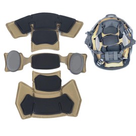 HANSTRONG Gear Tactical Airsoft Outdoor Combat Helmet Internal Memory Foam Cushion Pad Protective Mat
