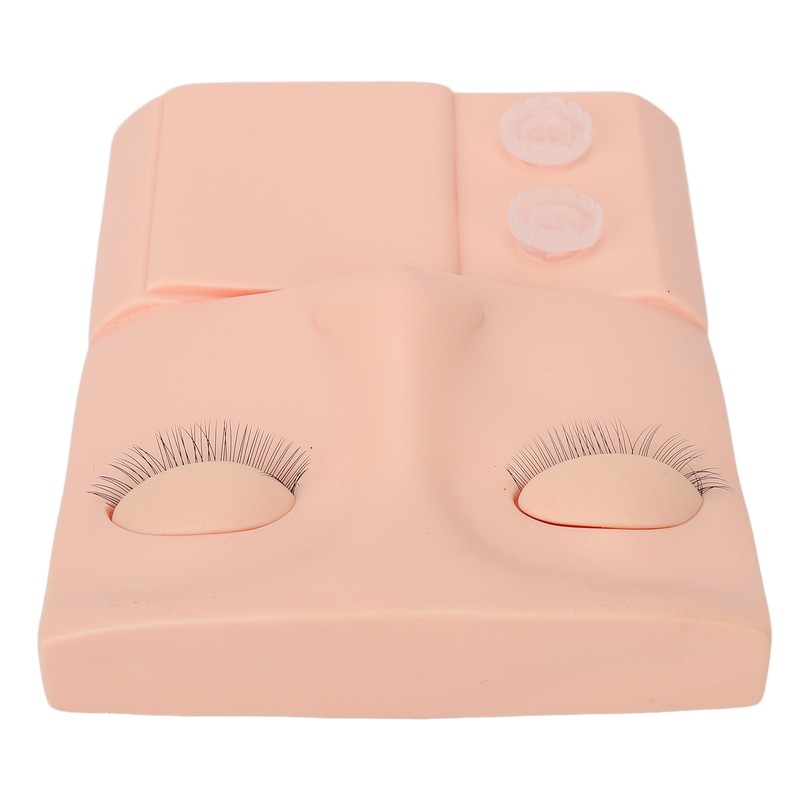 Lash Mannequin Head Replaceable Eyelid Eyelash Extension Practice Makeup Training