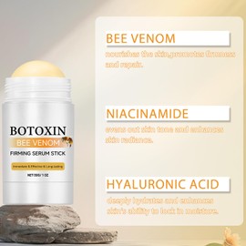 2PCS Bee Venom Firming Serum Stick, Bee Venom Wrinkle Removal Cream, Firming Cream for Loose Skin, Tightens&Lifts Skin for Body and Face