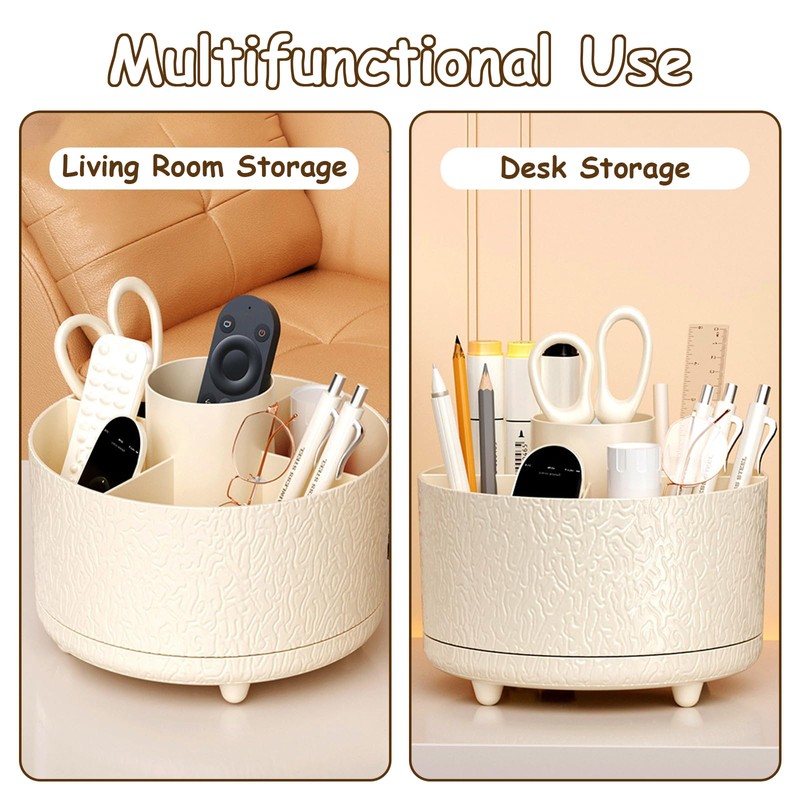 Taoluwin 360° Rotating Makeup Organizer, Large Capacity Cosmetics Organizer with