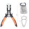 10 Pcs Miter Spring Clamps Kit Spring Loaded Pliers with