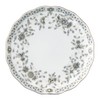 Narumi 52443-1410 Milano Plate, Black, 7.5 inches (19 cm), Made