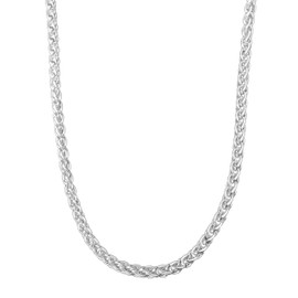 Tuscany Silver Spiga Chain Necklace of 46 cm/18-inch