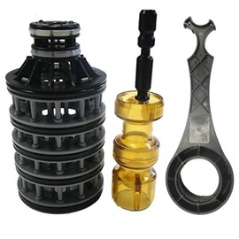 WS1 Interior Parts Kit Bundle with Seal Stack, Repair Wrench, Brine Piston and Regen Piston-OEM Clack Parts.