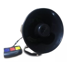 DXR Sirena 30w Alarma 3 Efectos De Sonido Radox