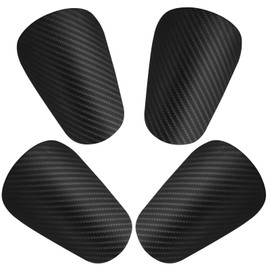 LgowithU Pack of 4 Mini Shin Pads, Football, Shockproof Anti-Collision Leg Guards, Sports/Football Shin Pads, Football Protection Accessories for Men, Women, Children & Girls (Fibre-like Colours)