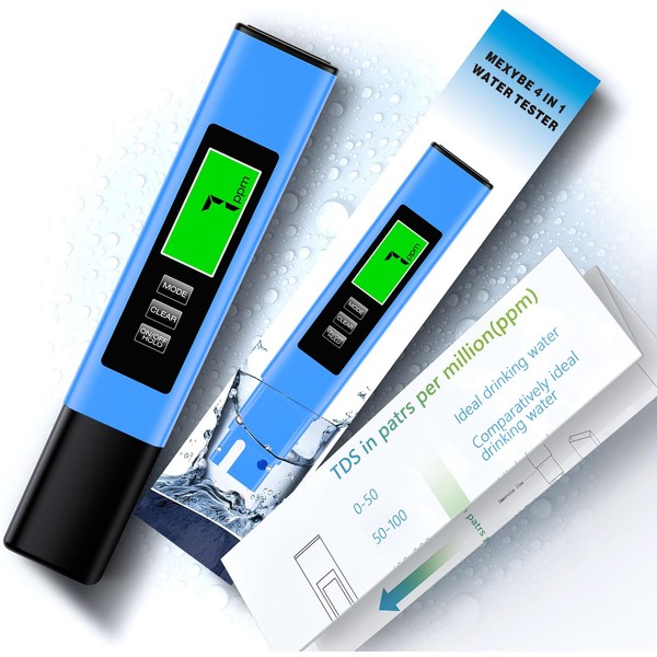 MEXYBE 4 in 1 Tds Meter Digital Water Tester,Accurat