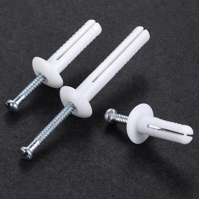 Wensilon 1/4x2 Plastic Hammer Drive Nail in Anchor (100pcs per