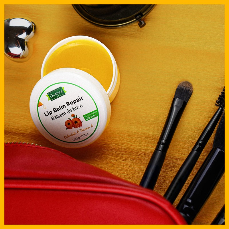 Qualuca Lip Balm Repair with Calendula & Vitamin A, Lip