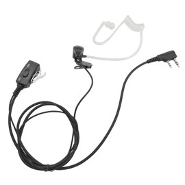 2-Pin VOX Headset with Mic Air Acoustic Tube Earpiece for Baofeng Retevis Two-Way Radios UV-5R BF-F8HP Pro GM-15 5RM K5 Plus BF-888S UV-17R AR-152