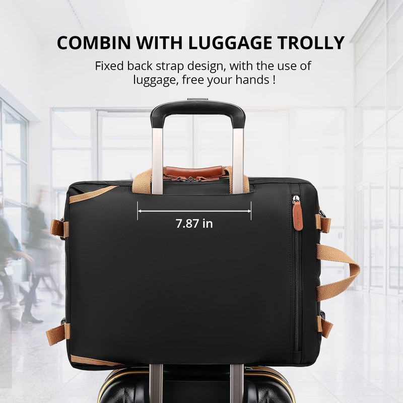 MOLNIA Expandable Laptop Backpack, 3 in 1 Laptop Bag, 17.3