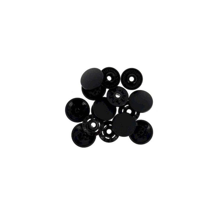Bohin Snap Fasteners, Black, 13mm