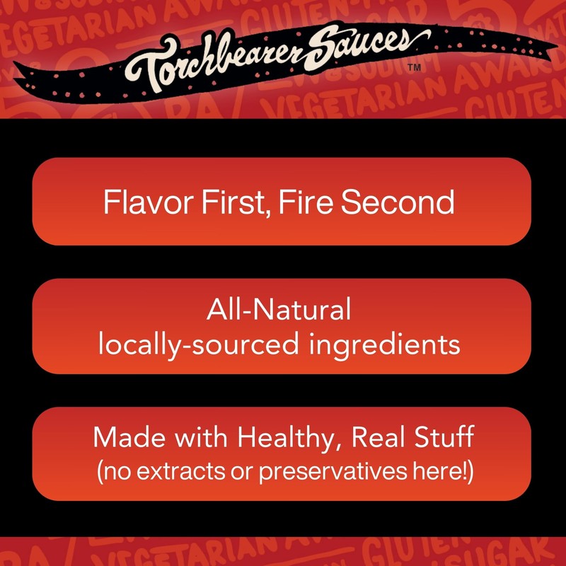 Torchbearer Sauces Shinedown's Taste of Madness Hot Sauce Variety 3