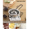 Double Boiler Pot Set, Stainless Steel Melting Pot with Silicone