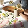 DISENB Easter Tablecloth 60 x 84 Inch, Bunny Egg Flowers