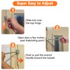 Makerfire Door Hinge Adjustment Tool (23-25mm), Hinge Gap Adjusting Wrench,