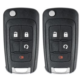Vurkcy Key Fob Replacement for 2010-2016 Chevy Equinox & GMC Terrain/ 12-16 Sonic/ 15-16 lmpala Car Keyless Entry Remote Control, OHT01060512, 4 Buttons
