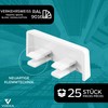 VOOXA Window Water Slot Caps Standard White RAL 9016 for
