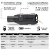 Keyring Torch Zoomable 380 Lumen LED Small Torch, EDC Mini