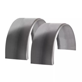ToughGrade 2 - Pack ToughGrade Round Steel Trailer Fenders | Fender 9"W X 32"L X 13"H