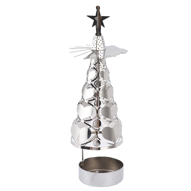 Spinning Candle Holder Rotating Candlestick Set for Romantic Wedding Christmas