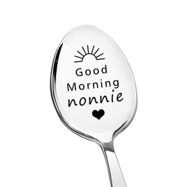 Grandma Mothers Day Gifts for Nonnie Coffee Spoon Gifts for Nana Grandma Birthday Gifts for Nanny Grammy Grandmother Appreciation Gifts for Granny Gigi Gifts for Grandma Tea Lover Spoon Gift
