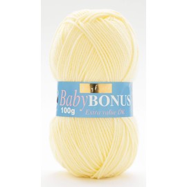 Sirdar (Hayfield) Baby Bonus DK Knitting Wool/Yarn Baby Lemon 852 - per 100g ball by Hayfield