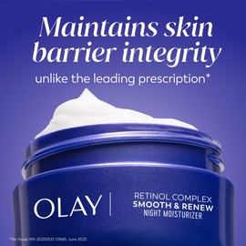 Olay Regenerist Radiance Retinol Face Moisturizer: Smooth & Renew Cream for Women - Fragrance-Free, Anti-Aging, Anti-Wrinkle, Tightening & Brightening - 2 Oz