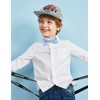 Alizeal - Pajarita ajustable para niños, diseño de cachemira, con