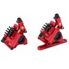 4pcs Disc Brake Kit Aluminium Alloy Disc Brake Calipers Rotor