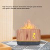 200ML Aromatherapy Diffuser Hollow Flame with Ambience Light Remote Control