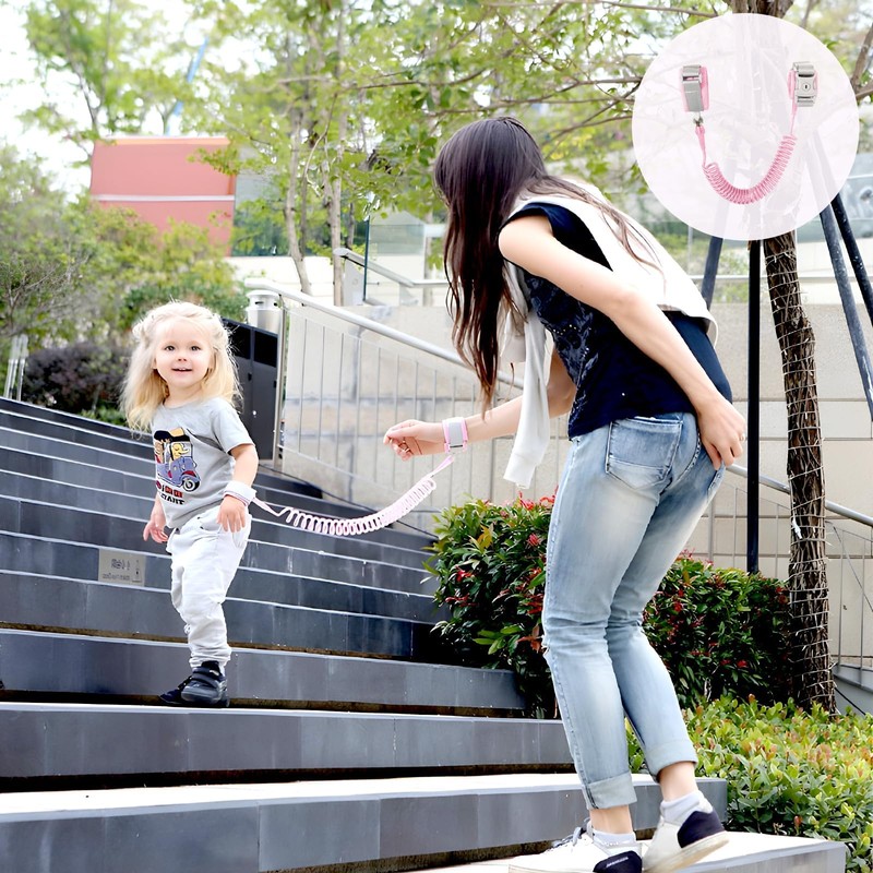 Blue Kids Safety Leash 2.5 Meters with Lockable Hand Strap