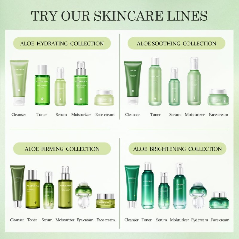 Aloderma Ultimate Aloe Soothing Set 9-Piece Set