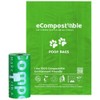 eCompostable Eco-Friendly Poop Bags Compostable Cat Poop Bags - 15