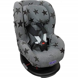 The Original Dooky 126826 Universal car seat cover group 1+, gray with stars