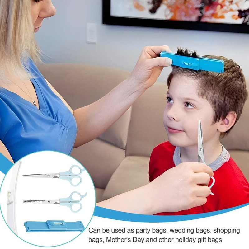 2-Piece Hair Tips Cutting Aid Stencil Pony Cutting Aid Haircut