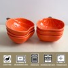 FYUEROPA Ceramic Pumpkin Ramekins Set, Small Bowls for Baking Souffle,