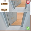 uxcell 2.9ft x 0.31" t Molding Floor Transition Strips, Aluminium