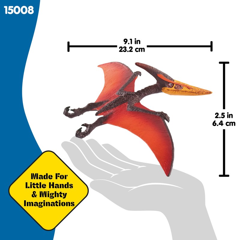 Schleich Dinosaurs Realistic Winged Pteranodon Figurine - Detailed Prehistoric Jurassic
