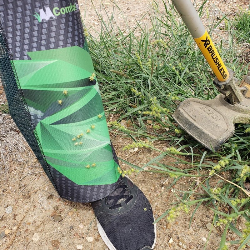 ComfortTrim Green Carbon Fiber Print Leg Guards - Ultimate Protection,