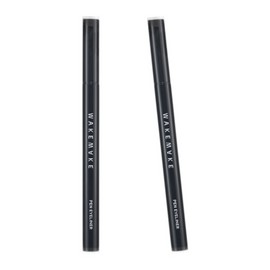 WakeMake Iron Wall Pen Eyeliner, Black, 2 pieces / 웨이크메이크 철벽 펜 아이라이너, 블랙, 2개
