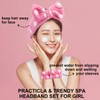 Canitor Skincare Accessories for Girl Women Spa Headband and Wristbands
