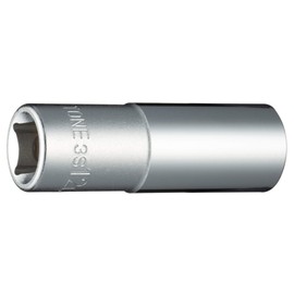 Tone HP3S-12L Deep Socket (6 Angle) 0.3 inch (9.5 mm) Drive Angle (3/8 mm), Double Side Width 0.5 inches (12 mm)