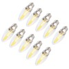 10Pcs E12 Long Filament Small LED Light Bulbs Dimmable Lamp