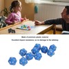 10 Pieces Polyhedral Dice Set, Plastic Lightweight Portable 20 Sided